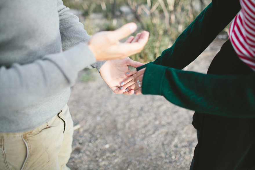What Do I Do With My Hands? – Photo by Let's Frolic Together