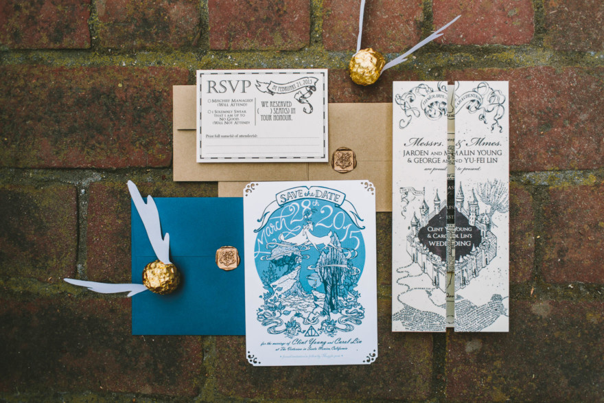 Magical DIY Harry Potter Wedding – Photo by Let's Frolic Together