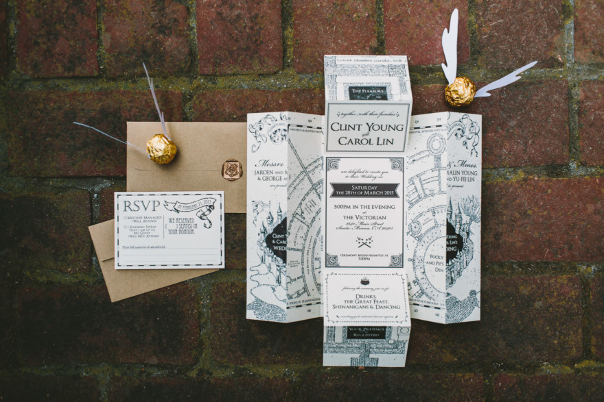 Magical DIY Harry Potter Wedding – Photo by Let's Frolic Together