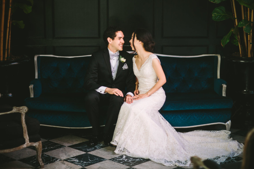 Sweet Morning Wedding at the Culver Hotel – Photo by Let's Frolic Together