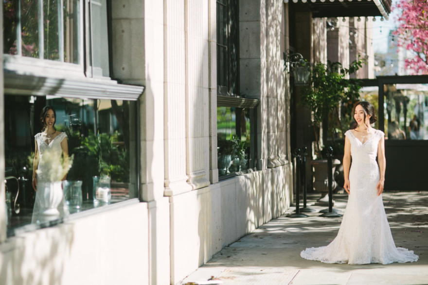 Sweet Morning Wedding at the Culver Hotel – Photo by Let's Frolic Together