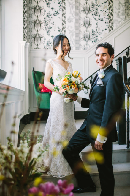 Sweet Morning Wedding at the Culver Hotel – Photo by Let's Frolic Together