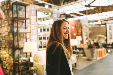 Love at the Furniture Shop – Photo by Let's Frolic Together