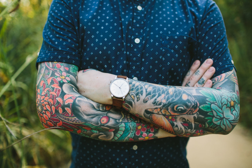 Tattooed Portraits Overlooking L.A. – Photo by Let's Frolic Together
