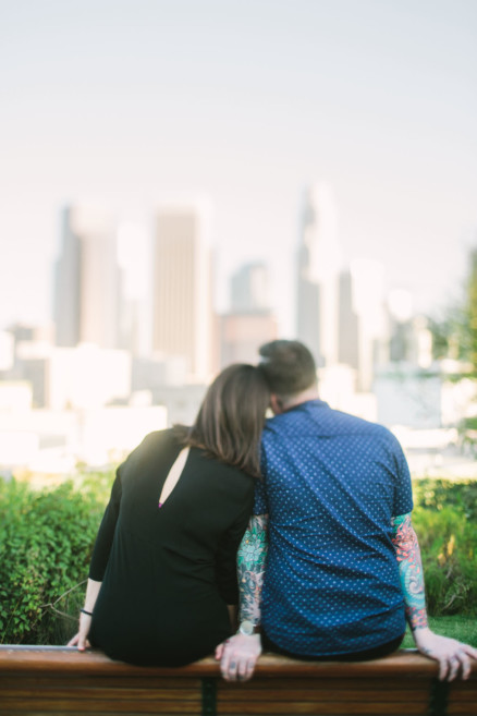Tattooed Portraits Overlooking L.A. – Photo by Let's Frolic Together