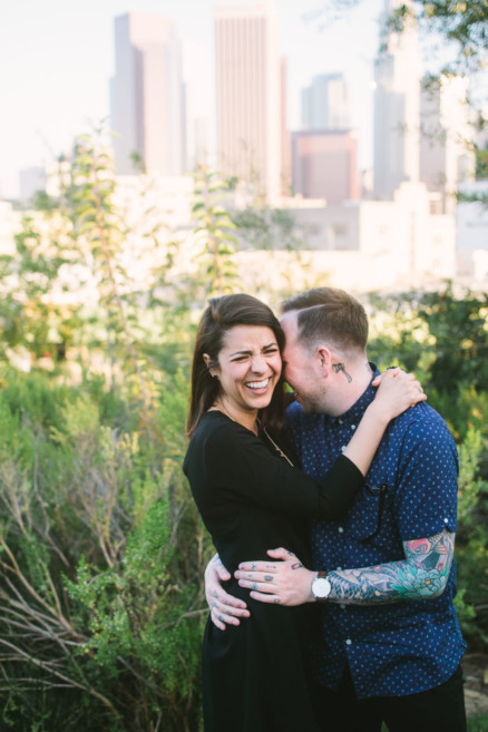 Tattooed Portraits Overlooking L.A. – Photo by Let's Frolic Together