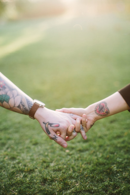 Tattooed Portraits Overlooking L.A. – Photo by Let's Frolic Together
