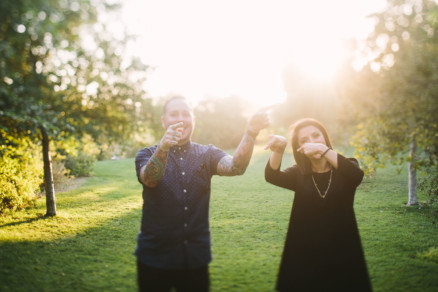 Tattooed Portraits Overlooking L.A. – Photo by Let's Frolic Together