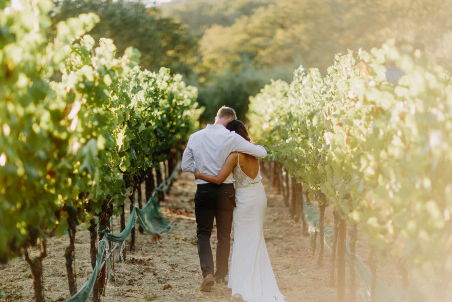 Way laid back Wedding in Sonoma – Photo by Let's Frolic Together