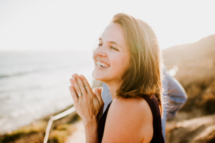 Beach Engagement Magic – Photo by Let's Frolic Together