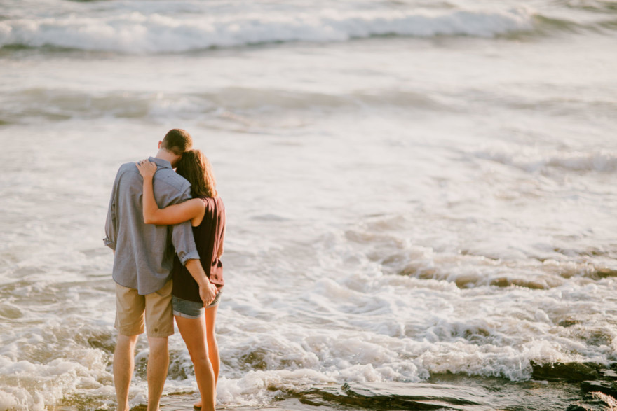 Beach Engagement Magic – Photo by Let's Frolic Together