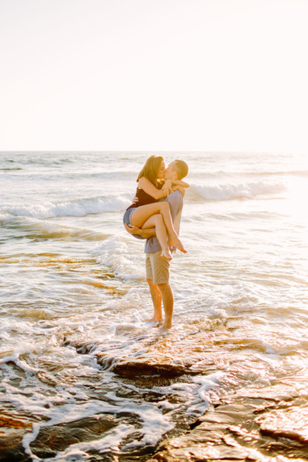Beach Engagement Magic – Photo by Let's Frolic Together