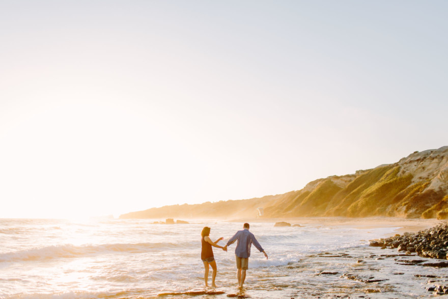Beach Engagement Magic – Photo by Let's Frolic Together