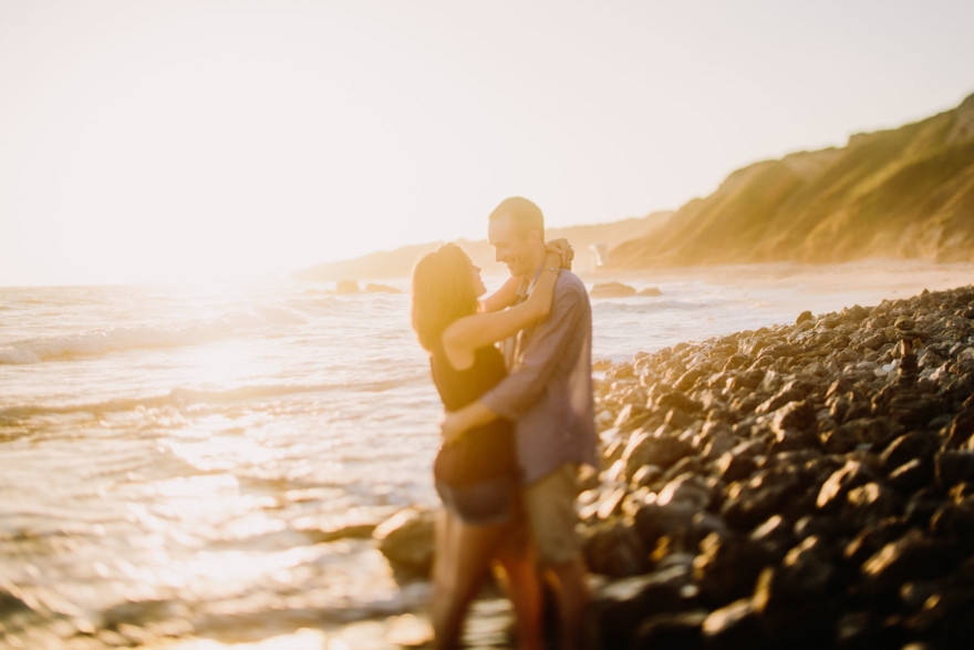 Beach Engagement Magic – Photo by Let's Frolic Together