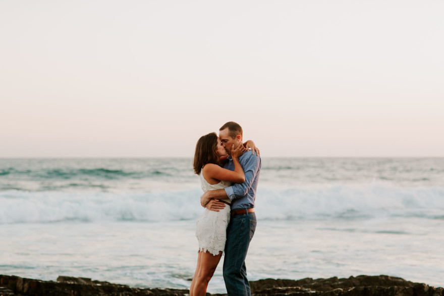 Beach Engagement Magic – Photo by Let's Frolic Together