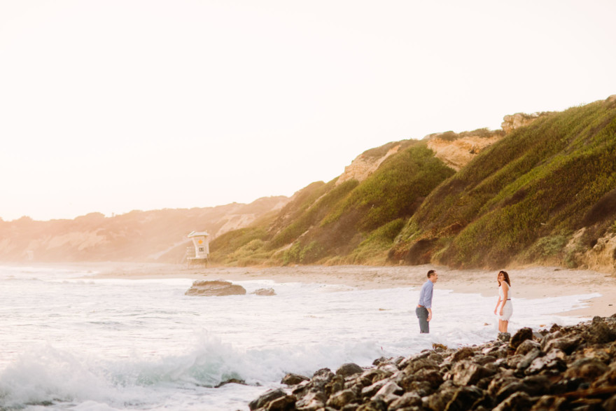 Beach Engagement Magic – Photo by Let's Frolic Together