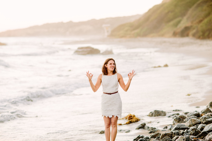 Beach Engagement Magic – Photo by Let's Frolic Together