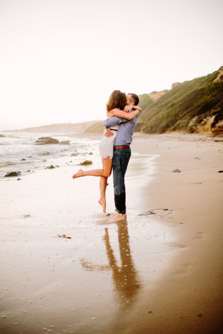 Beach Engagement Magic – Photo by Let's Frolic Together