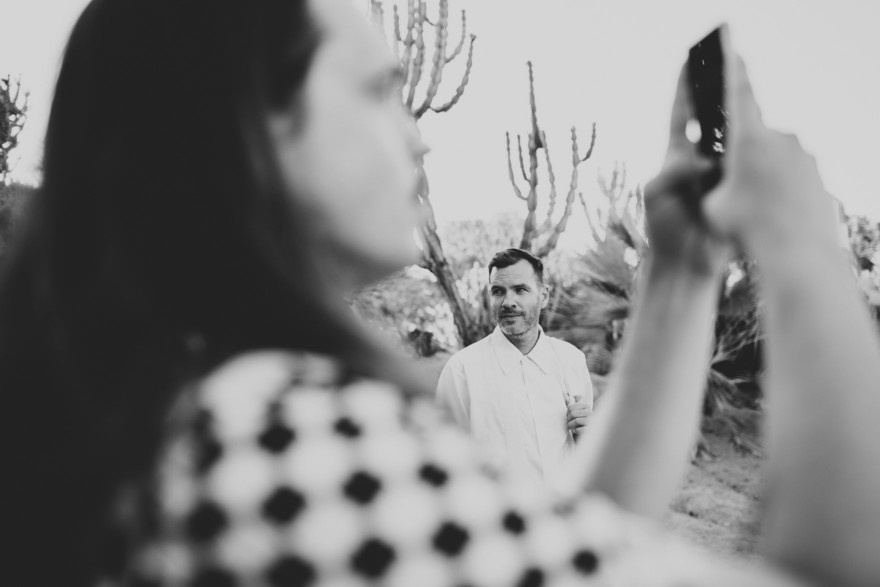 Creative Hunks in the Desert Garden – Photo by Let's Frolic Together