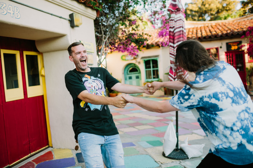 Creative Hunks in the Desert Garden – Photo by Let's Frolic Together