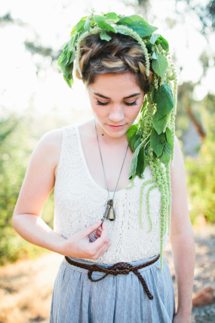 Wearable Ferns Inspiration – Photo by Let's Frolic Together