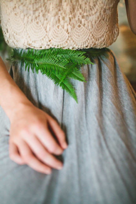 Wearable Ferns Inspiration – Photo by Let's Frolic Together