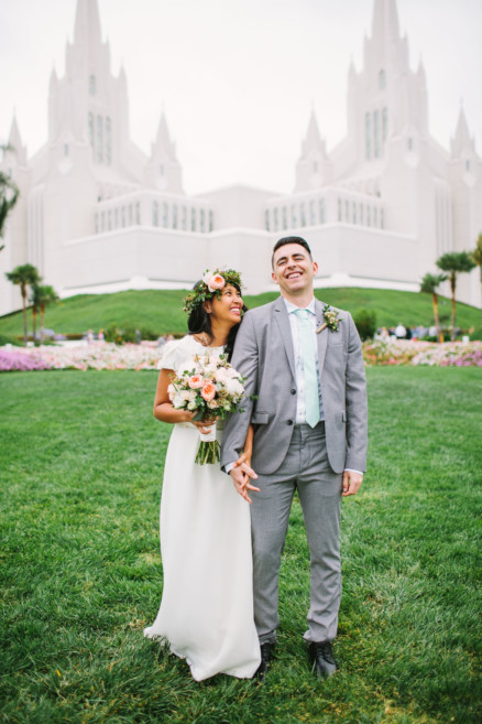 Rustic Bear-Themed San Diego Garden Wedding – Photo by Let's Frolic Together