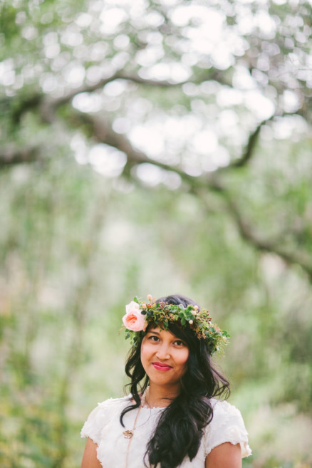 Rustic Bear-Themed San Diego Garden Wedding – Photo by Let's Frolic Together