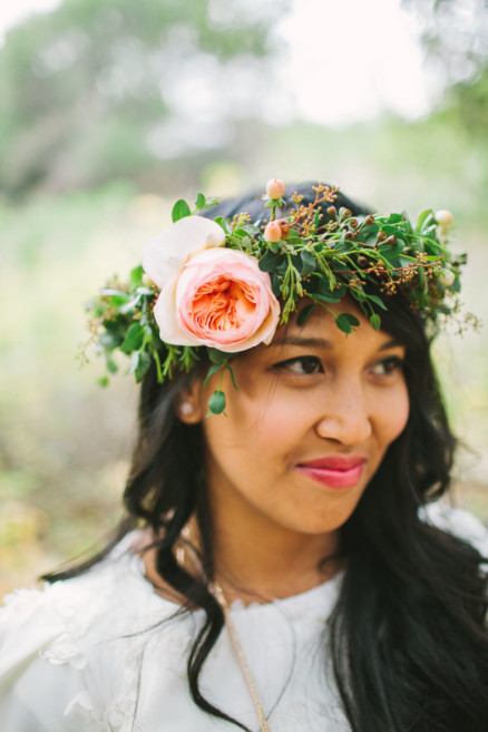 Rustic Bear-Themed San Diego Garden Wedding – Photo by Let's Frolic Together