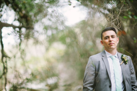 Rustic Bear-Themed San Diego Garden Wedding – Photo by Let's Frolic Together