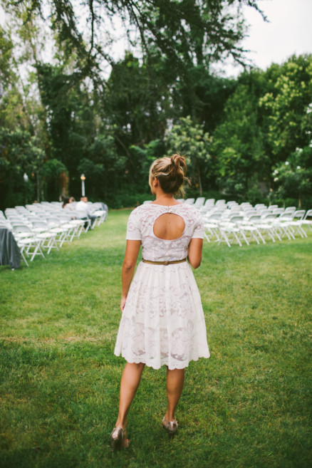 Rustic Bear-Themed San Diego Garden Wedding – Photo by Let's Frolic Together