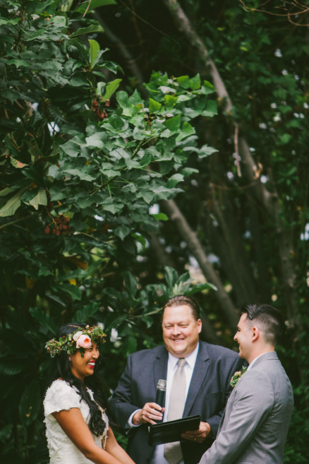 Rustic Bear-Themed San Diego Garden Wedding – Photo by Let's Frolic Together