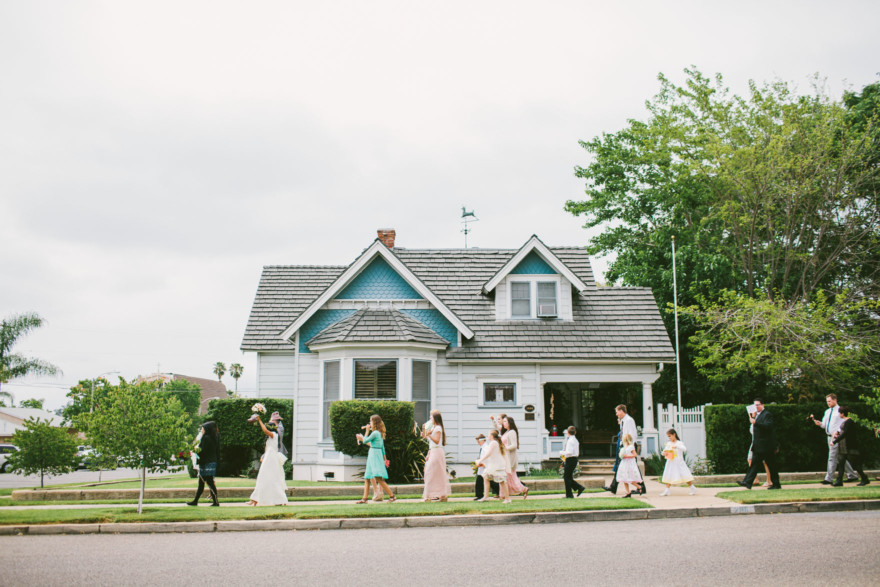 Rustic Bear-Themed San Diego Garden Wedding – Photo by Let's Frolic Together