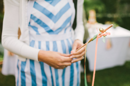 Rustic Bear-Themed San Diego Garden Wedding – Photo by Let's Frolic Together