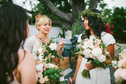 Rustic Bear-Themed San Diego Garden Wedding – Photo by Let's Frolic Together