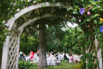 Rustic Bear-Themed San Diego Garden Wedding – Photo by Let's Frolic Together