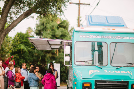 Rustic Bear-Themed San Diego Garden Wedding – Photo by Let's Frolic Together