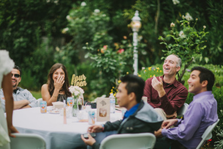 Rustic Bear-Themed San Diego Garden Wedding – Photo by Let's Frolic Together