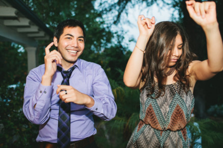 Rustic Bear-Themed San Diego Garden Wedding – Photo by Let's Frolic Together