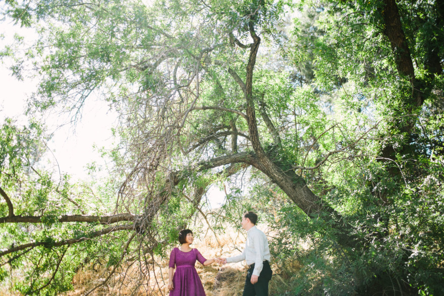 Swings and snuggling in the hilltops of LA – Photo by Let's Frolic Together