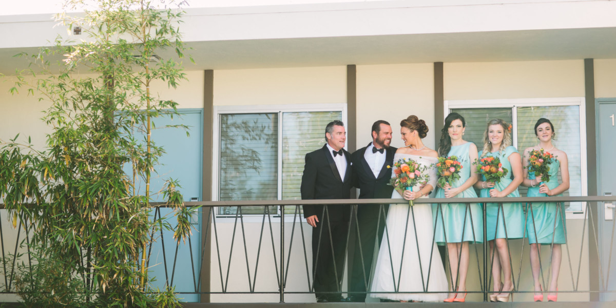 A Wild Retro Tiki Wedding at the Pearl Hotel &ndash; Photo by Let's Frolic Together