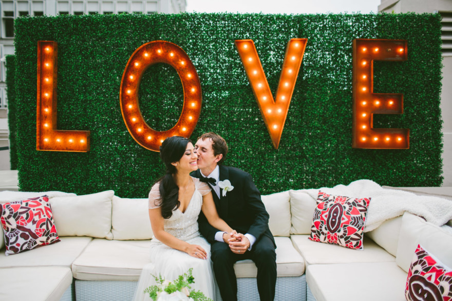 Art Deco Wedding at the Oviatt – Photo by Let's Frolic Together