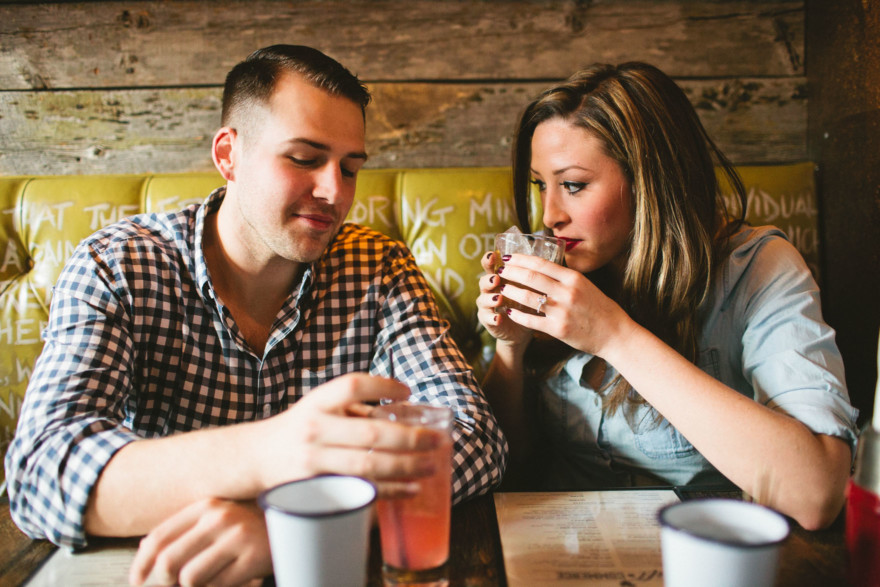 Cocktails and Cuddling – Photo by Let's Frolic Together