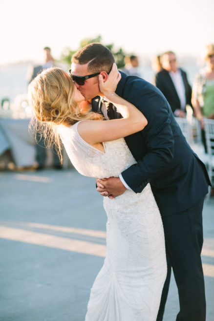 Sunny love at the Broadway Pier – Photo by Let's Frolic Together