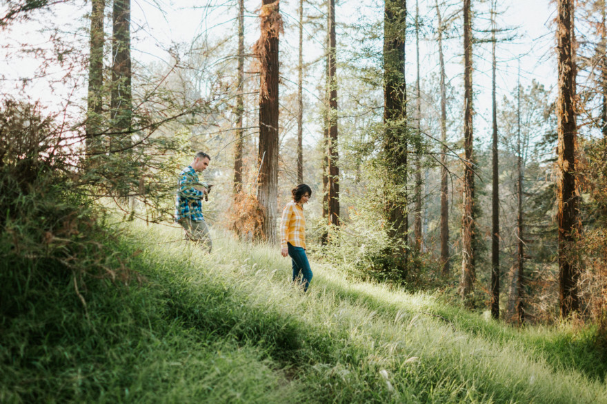 Forest Cuddles With a Frenchie – Photo by Let's Frolic Together