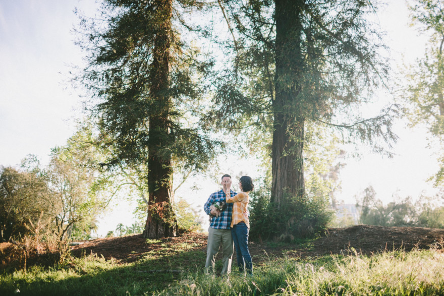 Forest Cuddles With a Frenchie – Photo by Let's Frolic Together