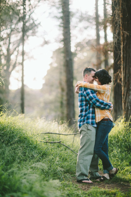 Forest Cuddles With a Frenchie – Photo by Let's Frolic Together
