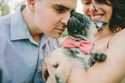 Forest Cuddles With a Frenchie – Photo by Let's Frolic Together