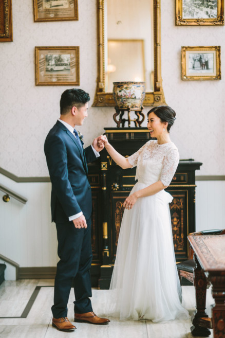 Historic Horton Grand Hotel Wedding – Photo by Let's Frolic Together