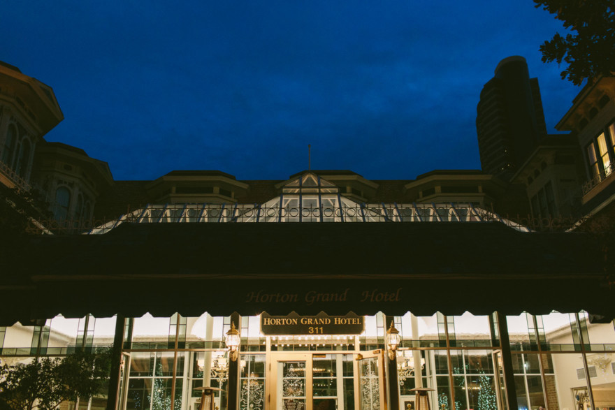 Historic Horton Grand Hotel Wedding – Photo by Let's Frolic Together